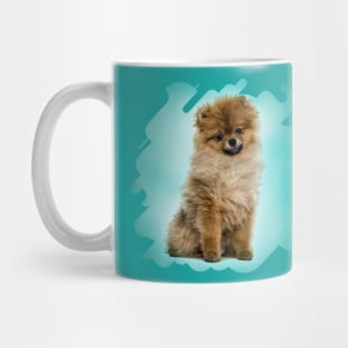 Cute Pomeranian German Spitz Mug